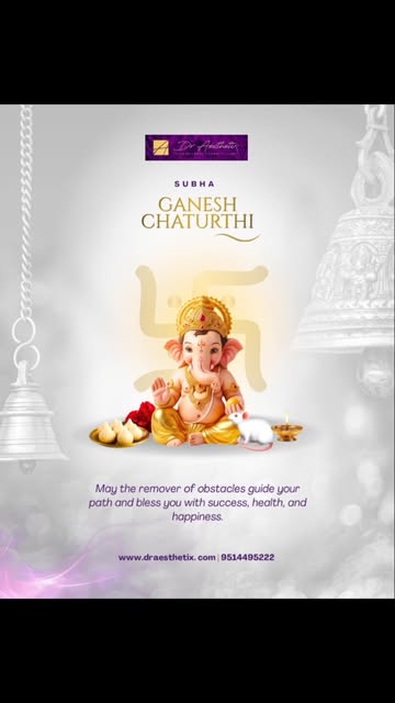 🙏✨ Happy Ganesh Chaturthi from Dr. Aesthetix! ✨🙏

May Lord Ganesha bless you and your family with 