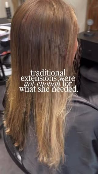 Sometimes the missing piece is coverage. 🤍

Extensions alone weren’t enough for what she needed. Fo