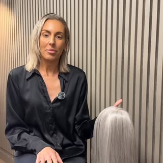 Kate’s here to tell us about @aderans_trendcowigs new toppers!

A high heat monofilament topper suit