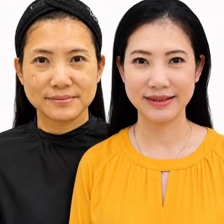 真实案例 · 顾客亲述体验
“我一点也不后悔做这个疗程。” 
她说，整个过程温和又舒服， 法令纹淡了、嘴角不再下垂、眼袋也变得平滑。 最重要的是——她重新找回了自信。

✨ 每一个改变， 都不