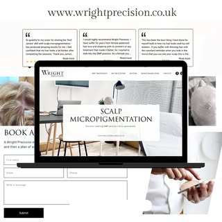 Visit www.wrightprecision.co.uk to learn more about professional scalp micropigmentation services. W