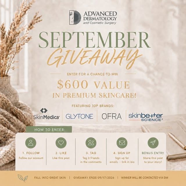 🍂 New season, new giveaway! 🍂

We’re welcoming September with a chance to refresh your skincare ro