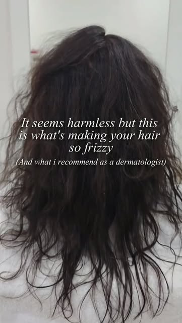 Frizzy hair isn’t always about needing more oil. Sometimes, **the way you handle your hair is making