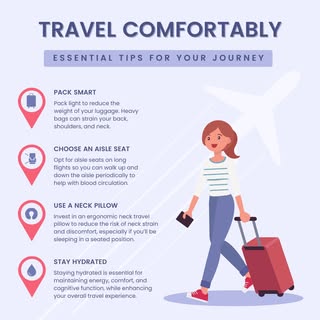 Travel shouldn’t leave you needing a recovery day ✈️

Long flights or car rides often mean prolonged