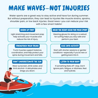 Summer water fun shouldn’t come with a sore back. 🌊

Kayaking, paddleboarding, and swimming all dem