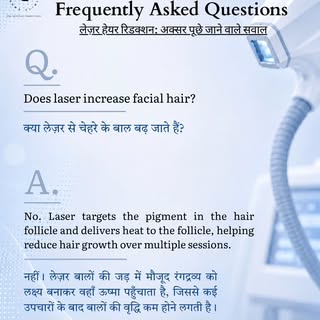 Laser Hair Reduction — your questions, answered. ✨

Wondering why hair appears after a session, whet