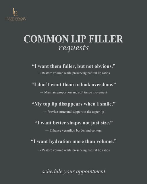 Lip filler isn’t one-size-fits-all.

From subtle definition to enhanced volume, the right approach s