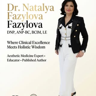 Nataliya Fazylova — founder of the clinic.
The space is built on her vision of modern aesthetic medi