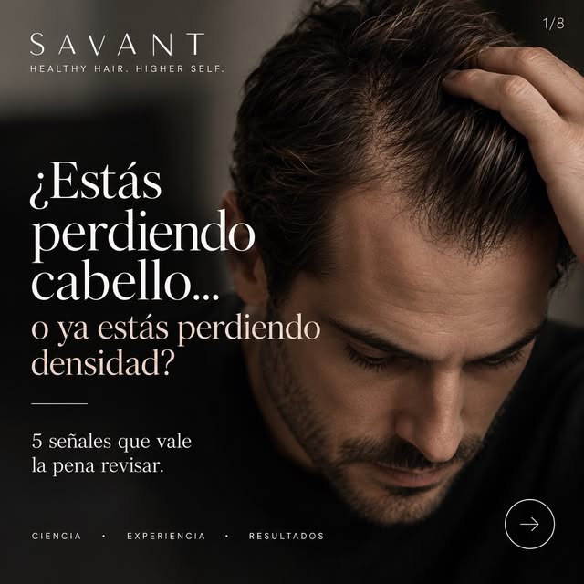 La pérdida de cabello no siempre empieza con una caída evidente.

A veces comienza mucho antes: nota