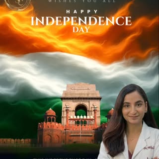 Happy Independence Day 🇮🇳

#drmehatyagi #dermatologist #dermatologistofghaziabad #dermiqbymeha #re