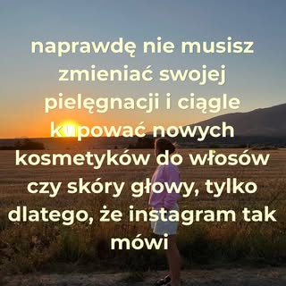 Serio. Jeżeli Twoja skóra głowy:
👉🏼 jest zdrowa, 
👉🏼 nie odczuwasz żadnych niepokojących objawów