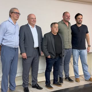 Na noite de quinta-feira, @ricardoborn e @profluissales estiveram no campus da UFSC, em Florianópoli