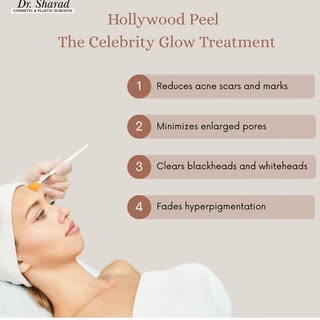 Get that red-carpet radiance with our Hollywood Peel. 

Known as the "Celebrity Glow Treatment," thi
