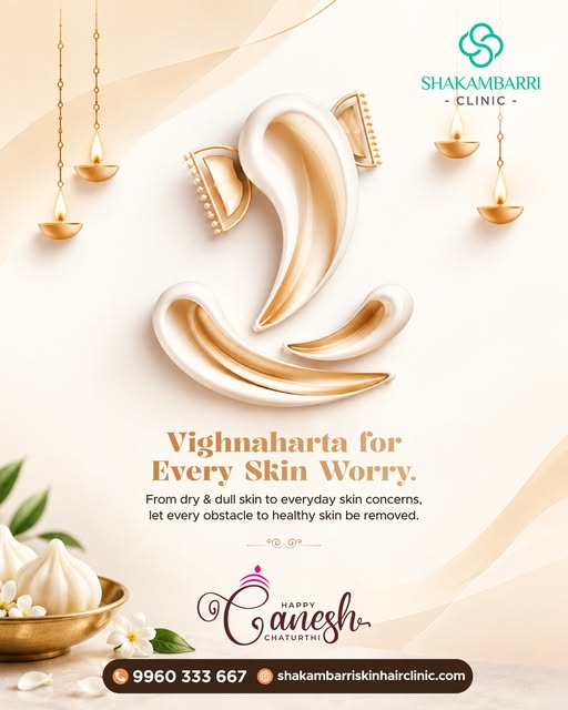 Vighnaharta for every skin worry. 

This Ganesh Chaturthi, may Bappa remove every obstacle and bless
