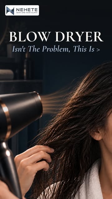 𝐂𝐨𝐧𝐜𝐞𝐫𝐧𝐞𝐝 𝐚𝐛𝐨𝐮𝐭 𝐡𝐚𝐢𝐫 𝐝𝐚𝐦𝐚𝐠𝐞 𝐟𝐫𝐨𝐦 𝐛𝐥𝐨𝐰 𝐝𝐫𝐲𝐢𝐧𝐠? Save this reel a