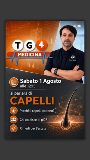 È stato un piacere essere ospite di Elisa Triani a TG4 Medicina, nella rubrica dedicata all’approfon