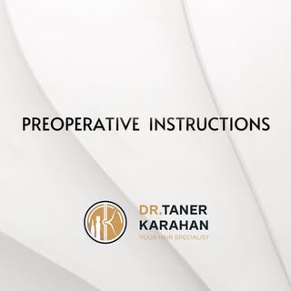 Hello Dr. Taner Karahan here.

Lets’ talk about what you should  and you shouldn’t do before hair tr