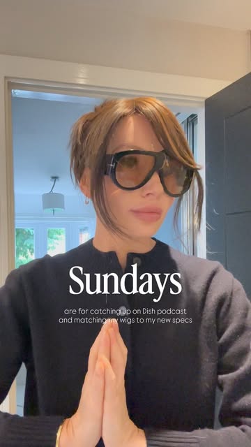 I-Wig on head, Tom Fords on face, and @dish_podcast on LOUD. Sunday sorted ✔️ 

@iwigbyericaluxembou