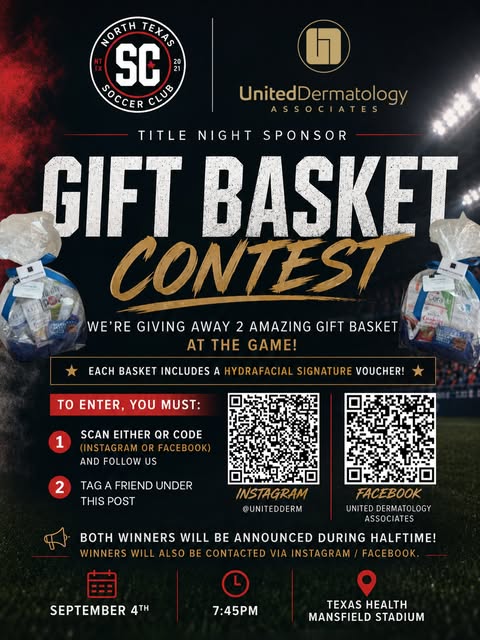 🎉TODAY’S THE DAY!🎉

We’re celebrating our NTSC Title Night game with TWO amazing gift baskets—and 