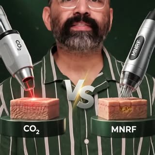 CO2 Laser vs Microneedling RF | ₹5000 vs ₹15000 results | Acne Scars Treatment. MNRF vs CO₂ Fraction