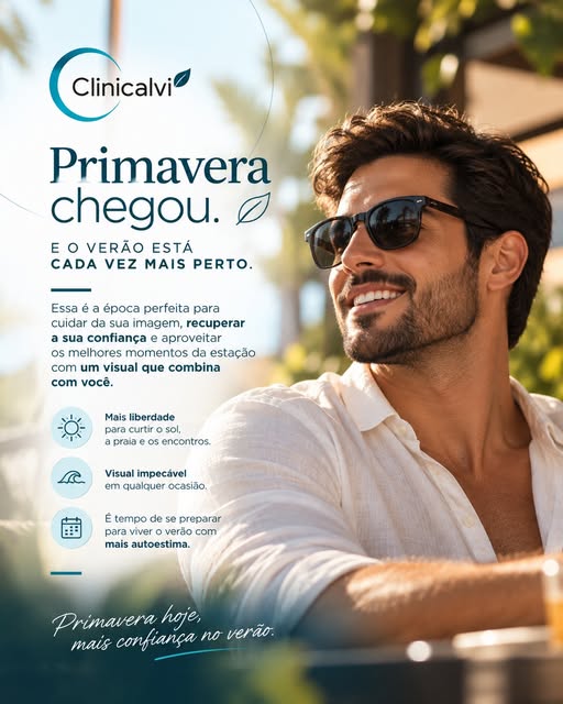 🌸 A primavera chegou e o verão já está logo ali! ☀️

Essa é a hora de começar a se preparar para vi