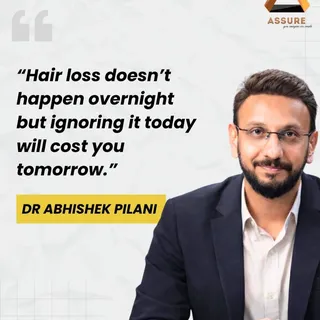 Hair loss is gradual…
which is why most people ignore it until it becomes difficult to hide.

The ea