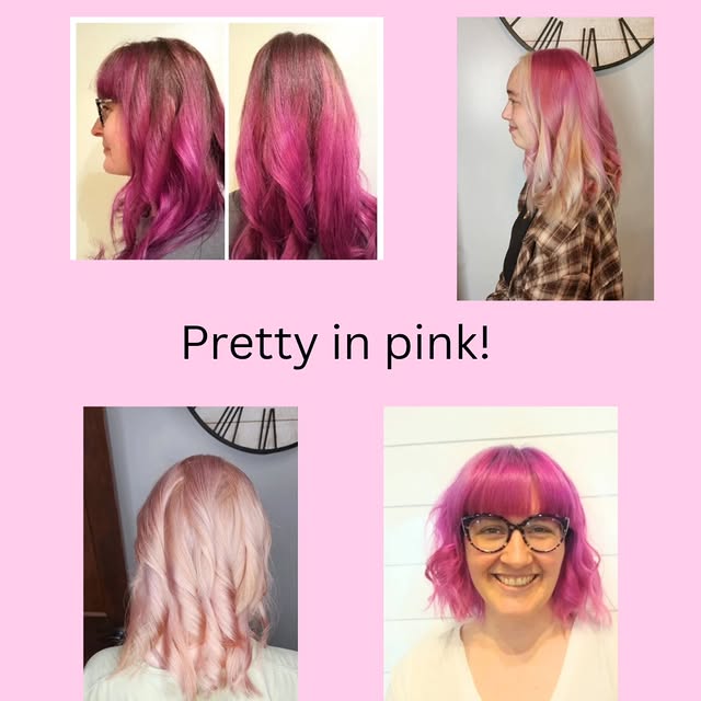 Can't go wrong with some pink hair.#haircolorist #hairtransformation #pinkhair #hairlove #haircolori