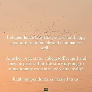 Is this a real independence? #Kolkatacasejustice #rgcase #womenempowerment