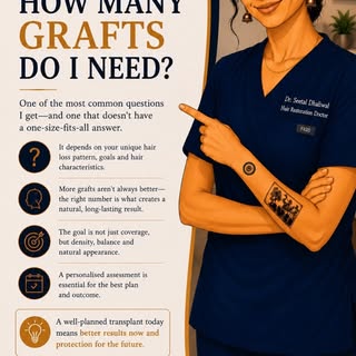 💭 “How many grafts will I need?”

It’s one of the most common questions I hear during consultations