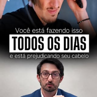 Tem hábito que parece completamente inofensivo até o cabelo começar a dar sinais. 😅

E uma coisa qu