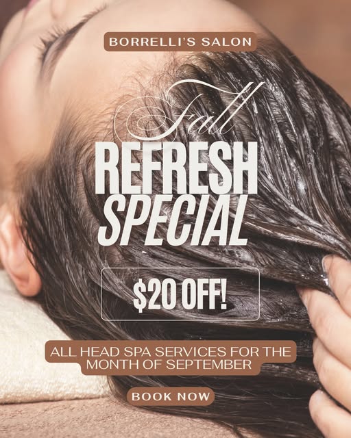 ✨ Head Spa Special ✨

The perfect excuse to take a little time for yourself 🤭 

‼️Must mention spec