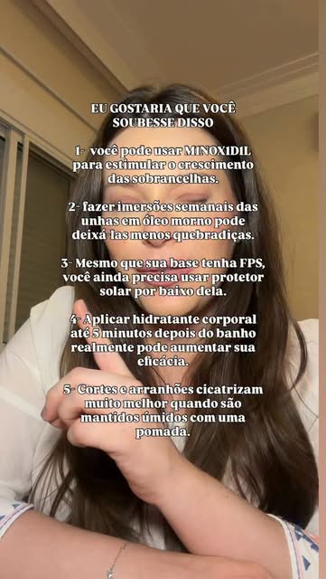 Eu gostaria que mais pessoas soubessem disso. Qual desses vocês não sabia?