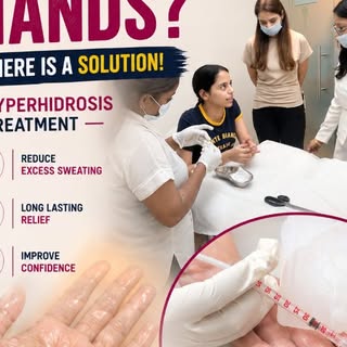 Botox for Sweaty Hands | Hyperhidrosis Treatment in Indirapuram

Do your hands sweat excessively eve