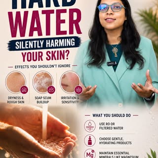 Is Hard Water Damaging Your Skin? Dermatologist Explains

Hard water contains a higher amount of min