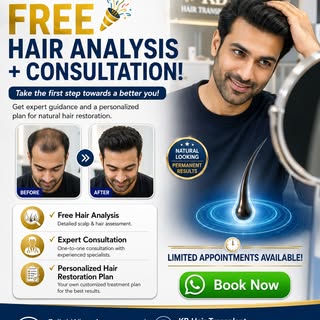 🚨 Hair Fall Se Pareshan? Ab Confidence Wapas Paaiye! 💇‍♂️

Har din mirror mein hair loss dekhkar t