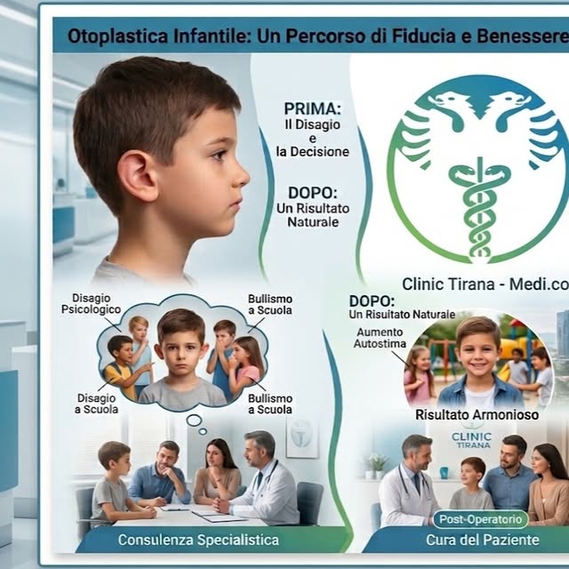 Otoplastica Infantile: Un percorso verso la fiducia in se stessi.

Questa infografica illustra il pe