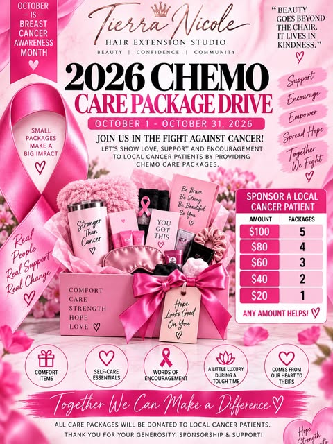 🎀 LAST YEAR, WE FILLED 77 CHEMO CARE PACKAGES. THIS YEAR, WE’RE GOING FOR 100! 🎀

And I truly beli
