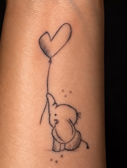 Mini fine line tattoo🫶🏻