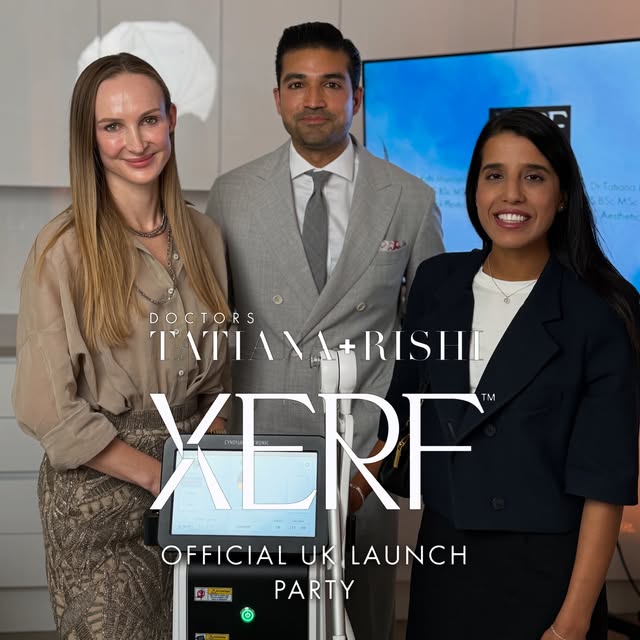 Thank you to everyone who attended the official launch of XERF at Drs Tatiana + Rishi Advanced Aesth