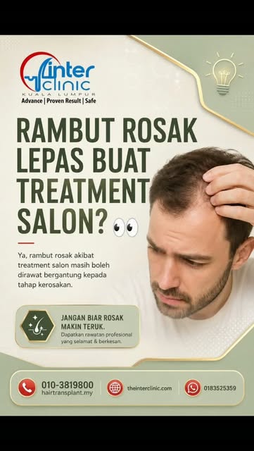 Rambut nampak cantik selepas treatment salon… tapi kenapa sekarang makin kering & rapuh? 👀
Kadang-k