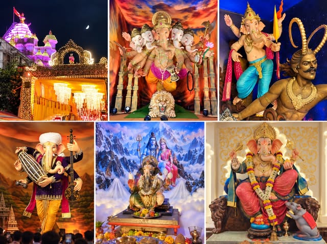 ✨✨✨Roaming around Mumbai and experiencing the grand celebrations of Ganesh Chaturthi ❤️🙏 Beautifull