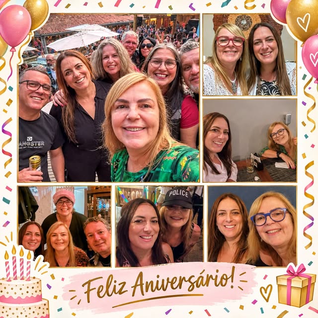 Feliz aniversário, Lili amiga linda do meu coração (é assim que nos chamamos todos os dias no bom di