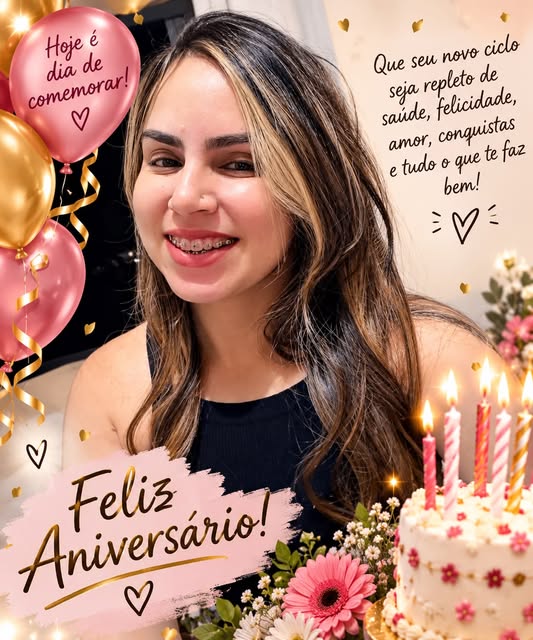 Hoje é aniversário da minha irmã querida (não é de sangue, mas é do coração ♥️)! Parabéns por mais 1