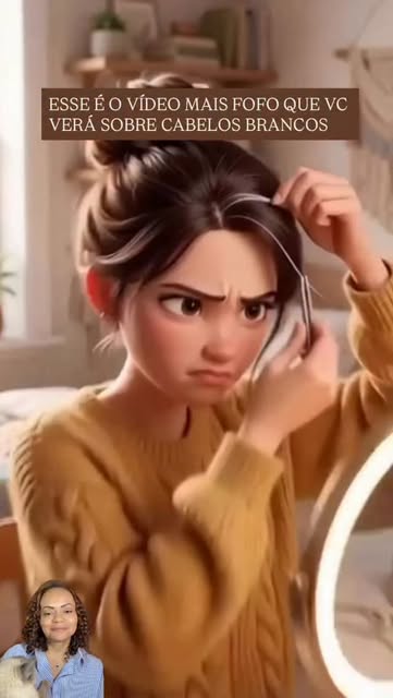 Que vídeo mais lindo!!! É exatamente assim que funciona o cabelo branco 👩‍🦳 

Quem mais tem o hábi