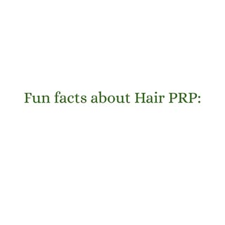 Did you know? Here are just some of the amazing things we love about PRP: safe and reliable. Have fu