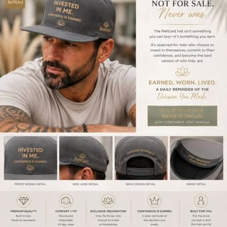 YOU CAN’T BUY THIS HAT. YOU EARN IT.

This isn’t merch. It’s recognition.

The ReNUed “INVESTED IN M