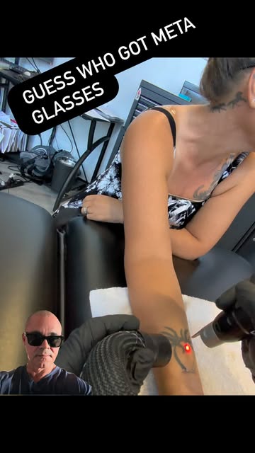 Ever wonder what tattoo removal looks like through my eyes? 👀⚡️

The new Meta glasses are coming in