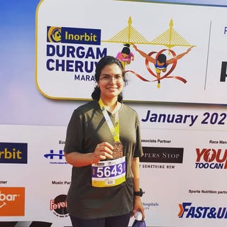 #firstmarathon5k..#lot more to come 💪🏃‍♀️