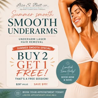 ☀️ Ready for smooth summer skin?

Skip the shaving, razor bumps & daily upkeep ✨
Get silky-smooth un