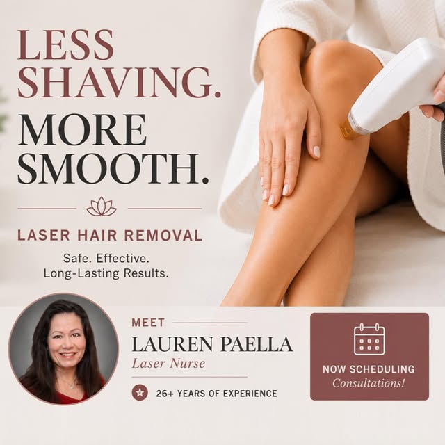 ✨ Ready to stop shaving? ✨

Laser hair removal permanently reduces unwanted hair, helping you achiev